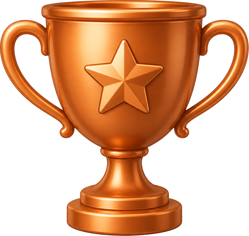 3rd place trophy